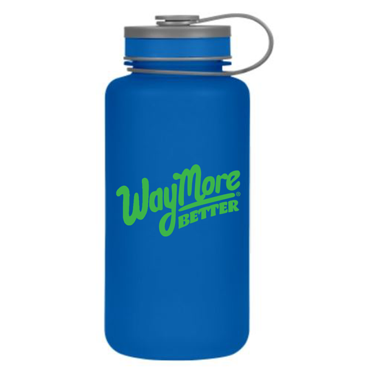 Way More Better - Sports Water Bottle - Blue