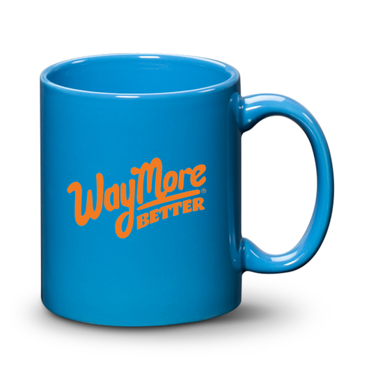 Way More Better Ceramic Mug - Hawaiian Blue