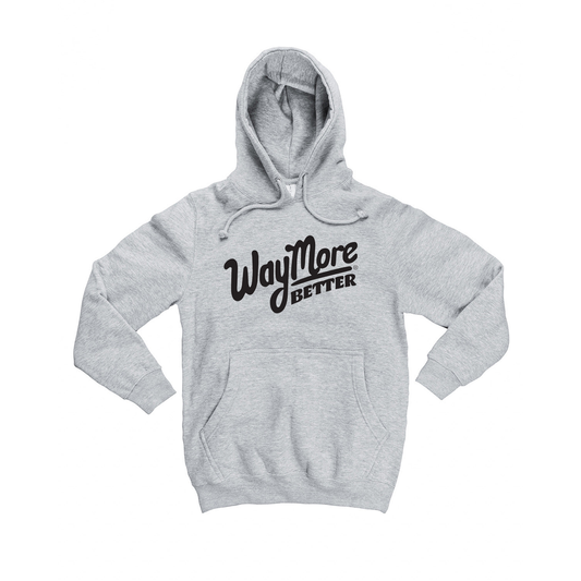 Way More Better Hooded - Sweatshirt - Heather Grey